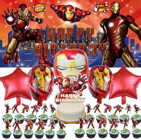 iron man birthday supplies|iron man birthday accessories.